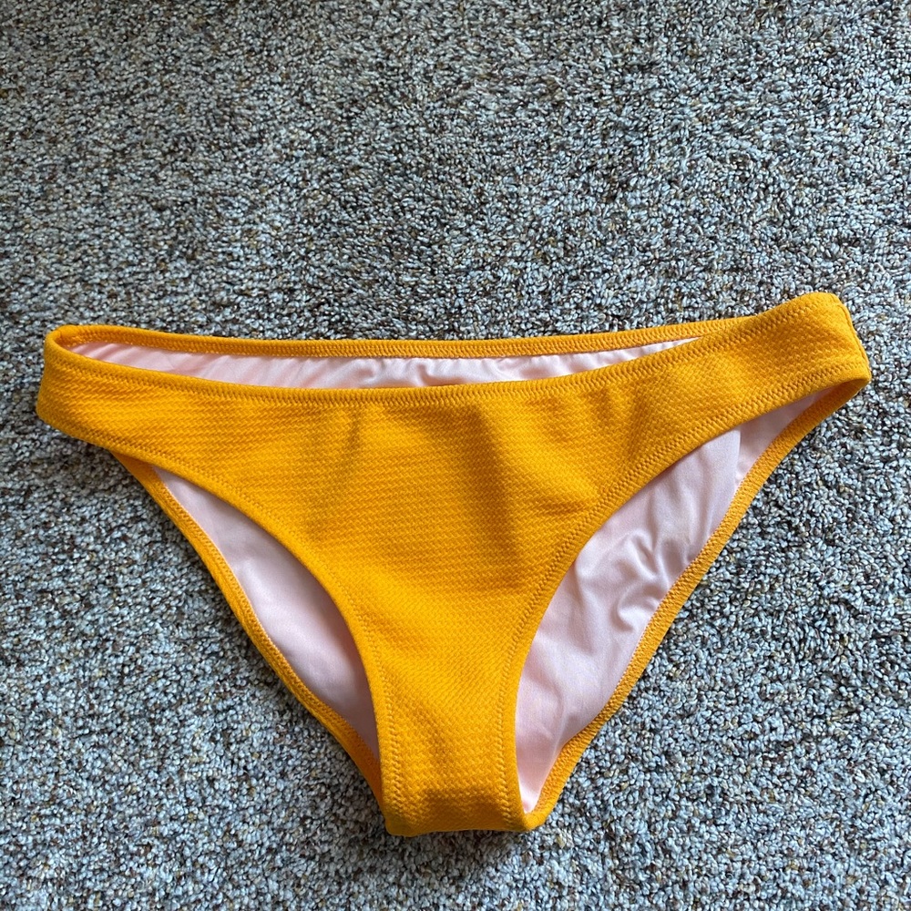 Yellow bikini bottoms